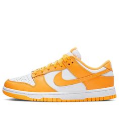 As part of the Nike Sportswear�’s summertime lineup this year, WMNS Dunk Low 'Laser Orange' is in a traditional two-tone color, featuring a white leather base with bright orange overlays and outsole. SKU: DD1503-800 Release Date: Jul 08, 2021 Color: Orange/White (SNKR/Skate/Light/Low Top/Women's/Non-Slip) Sporty White Sneakers With Contrast Color, White Sporty Sneakers With Contrast Color, White Casual Sneakers With Contrast Color, Casual White Sneakers With Contrast Color, Orange Sneakers For Streetwear In Summer, Orange Sneakers For Summer Streetwear, White Sporty Sneakers For Summer, Orange Nike Shoes, Wmns Dunk Low