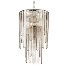 Fenwater 9 Light Pendant Polished Nickel-Hudson Valley-HVL-9418-PN-Pendants-1-France and Son Bar Chandelier, Chandelier Luxury, Nightclub Bar, Western Restaurant, Mitchell Gold, Model Room, Restaurant Lighting, Lamp Bedside, Bedroom Lamp