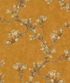 an image of a wallpaper with white flowers on brown background and green leaves in the foreground