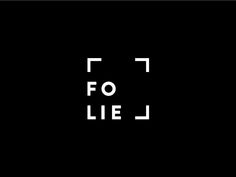 the words fo liej are written in white letters on a black background,