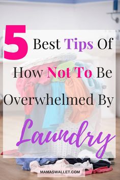 Overwhelmed by laundry? Here are the five best laundry hacks for busy moms, that will keep the laundry monster at bay. We wear our clothes every day and unless you have a ton of clothes that will allow you to never wash but once a month, laundry can really get out of hand. I am almost afraid to know the number of clothes that can pile up in months time. #laundryoverwhelmed #overwhelmedbylaundry #laundryhacksforbusymoms Laundry Hacks For Busy Moms, Kid Laundry, Laundry Cleaning, Messy Room, Once A Month, Mom Tips, Laundry Hacks, Mommy Blogger