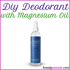 Use this DIY magnesium oil deodorant recipe without beeswax! It works effectively and smells good! Magnesium oil is a popular addition to homemade deodorant recipes nowadays. Why? Well, it really tackles body odor on a whole new level! You can actually use it straight up on your underarms as a deodorant: just place a little … Magnesium Oil Deodorant, Diy Magnesium Oil, Smelly Underarms, Natural Beauty Hacks, Antibacterial Essential Oils