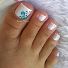 Pink Toe Nails, Simple Toe Nails, Toe Nail Art Designs, Toes Nails, Pretty Toe Nails, Summer Toe Nails, Nail Acrylic, Cute Toe Nails