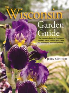 the wisconsin garden guide by jean minnickch, with an image of purple flowers