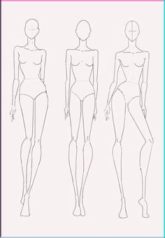 three female mannequins are shown in the shape of a woman's body