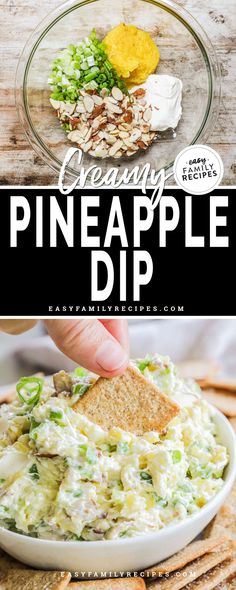 this creamy pineapple dip is the perfect appetizer for any party or gathering