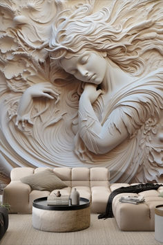 Goddess Venus Relief Wallpaper | Roman Mythology Mural Decor, Peel and Stick Nonwoven and Vinyl, Mythological Decor

#aestheticwallpaper #artdecowallpaper	#largewallpaper #peelstickwallpaper #texturedwallpaper #luxurywallpaper #reliefwallpaper #abstractwallpaper #embossedwallpaper #venuswallpaper #romanmythology #mythologicaldecor #homegift Relief Wallpaper, Roman Decor, Tapete Gold, Drywall Mud, Look Wallpaper, Animal Mural, Washroom Design, Fabric Wall Hanging, Roman Mythology