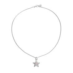 Visit our website at www.ShopGeminiJewels.com for better prices and latest products. STARGIRL COLLECTION  Silver star with a dainty pink gemstone.  Measurements - Chain length: 15 inches + 2 inch extension chain (17 inches total) - Charm measurements: 20 x 20 mm Materials - Chain material:  Silver plated over brass - Charm material: Silver plated over brass, cubic zircon - Nickel & lead free Delicately handmade Necklace length reference: - 14" in: Fits like a choker - 16" in: Hits right at the c Affordable Silver Star Charm Necklace, Cheap Silver Necklaces With Star Charm, Cheap Silver Star Necklace, Luxury Silver Necklace With Star Charm, Dior Lucky Star Necklace, Cheap Pink Star-shaped Necklaces, Affordable Pink Star Necklaces, Cheap Pink Star-shaped Necklace, Silver Jewlery