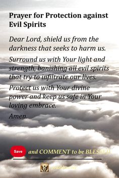 Prayer for Protection against Evil Spirits Pray Against Evil Spirits, Prayers For Evil Spirits, Prayer To Remove Evil Spirits, Prayer Against Evil Spirits, Universe Knowledge