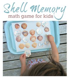 Shell Memory - Pinned by @PediaStaff – Please Visit  ht.ly/63sNt for all our pediatric therapy pins Diy Kid Activities, Summer Math, Math Games For Kids, Math Game, Math Activity, Fun Activities To Do, Memory Game, Easy Activities, Preschool Math