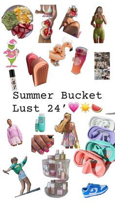 the summer bucket list is full of things to do