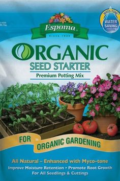 organic seed starter for growing plants