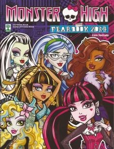 the monster high comic book is shown