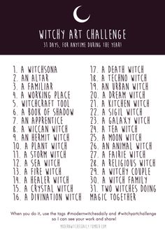 the witch art challenge is here to help you learn how to write and read it