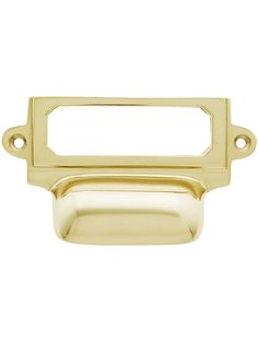 an image of a gold door handle on a white background