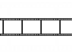 a film strip is shown in black and white