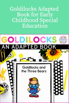 goldilocks adapted book for early childhood special education