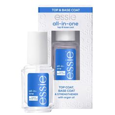 Essie AllInOne Base & Top Coat 13,5 ml Essie Base Coat, Essie Top Coat, All In, Base Coat, Argan Oil, Beauty Make Up, Top Coat, Essie, Nail Care