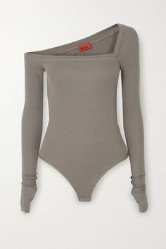 Nyc Clothes, Nude Body, Asymmetrical Tops, Mode Inspo, Looks Style, Body Suit, Alexander Wang, Bottega Veneta, Fashion Inspo Outfits