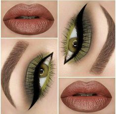 Green Eye Makeup, Green Makeup, Green Eye