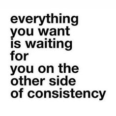 a quote that says everything you want is waiting for you on the other side of consti