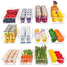 PRICES MAY VARY. ❤【Multi Application Storage】: These fridge bins and organizers are great for creating a clean and organized refrigerator or pantry. Great for dorm rooms, apartments, condos, RVs, and campers. Use this multipurpose basket in kitchens, pantry, office, craft rooms, classrooms, nurseries and more; Ideal for home and professional organizers. ❤【Clear View Design】: Fridge storage containers give you a clear view and you can make it easy to see what is stored and find the items you need quickly. Great for organizing a cluttered refrigerator. ❤【Easy To Access with Built-In Handle】: Clear fridge storage bins with built-in and easy-grip side handles make it easy to hold items.Organize all of your kitchen essentials and create handy storage baskets to make organizing and everyday livi Cabinet Pantry Organization, Fridge Bins, Clear Fridge, Plastic Kitchen Cabinets, Shallow Pantry, Kitchen Cabinet Pantry, Refrigerator Organizer, Cabinet Pantry, Clear Bins