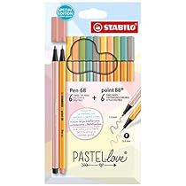 stabio pastel love pencils in packaging