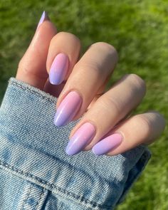 Lilac Nails Design, Spring Nails Inspiration, Blush Nails, Casual Nails, Classy Nails, Fancy Nails, Chic Nails