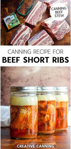 canning recipe for beef short ribs