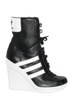 Adidas Wedge Sneakers Adidas Women, Sneaker Wedges, Heel Sneakers, Shoes Boots Heels, Denim Sneakers, Heels Sneakers, Adidas Sneakers Women