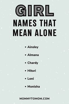 list of girl names that mean alone Japanese Meaning, Fictional Languages, Space Names