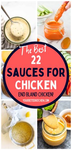 the best sauces for chicken and other foods that are easy to make in minutes