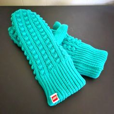 Lego & Target Collab Teal Crochet Style Winter Mittens New Without Tags, Never Been Worn Adult One Size Fits All 60%Cotton/ 40%A Acrylic Interior- 100% Polyester Teal Crochet, Blue Fingerless Gloves, Lego Accessories, Blue Mittens, Winter Mittens, Crochet Style, Winter Gloves, Style Winter, Mitten Gloves