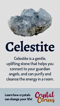 Celestine Crystal Meaning, Crystals Meanings Beginners, Celestite Crystal Meaning, Healing Stones And Crystals Meanings, Angel Crystals, Celestine Crystal, Crystals For Beginners