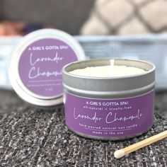 When you imagine of the scent of relaxation, this is the candle you dream of. Destressing French lavender essential oil blends with calming chamomile into creamy soy and coconut natural wax. The result is the only candle you will ever need to create an air of serenity. 4 oz. Burn time is 25 hours. A Girl’s Gotta Spa! is a woman-owned natural self-care brand that proudly uses plant-based ingredients, pure essential oils and seed oils to bring you natural bath and body products that are vegan, non-toxic and Leaping Bunny certified cruelty free. There are no parabens, no alcohol, no petrochemicals, no formaldehyde, no sulfates and no phthalates in our products. Relax. Renew. Revive. You Deserve to be Pampered. Trim wick to 1/4″ before relighting. Keep all objects, including matches and wick t Lavender Essential Oil Blends, 25 Hours, Organic Cosmetics, Natural Bath, French Lavender, Oil Blends, Natural Wax, You Dream, Aromatherapy Candles