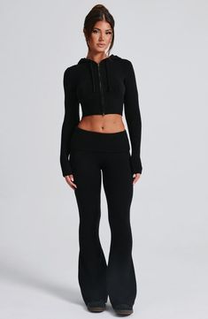 Elevate your off duty wardrobe with the Portia Knit Hoodie. This cropped hoodie features a fitted silhouette with a 2-way zipper and drawstring for the perfect fit. Complete your look with the matching Portia knit Pants.



Colour: Black.

Cropped length.

Unlined.

Fitted.

Fitted sleeves with wide 2x2 rib cuff.

2-way functional exposed zipper down centre front.

2x2 rib hem.

Front drawstring.

Model is an XS and is wearing an XS.

 Size: XS, S, M, L, XL, XXL Cheap Fitted Black Sets, Homecoming Dresses Corset, White Dress Spring, Long Sleeve Homecoming Dresses, Split Long Dress, Homecoming Dresses Long, Maxi Dress Sale, Sparkle Dress, Birthday Wishlist