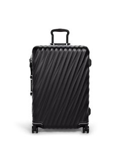 This monochromatic packing case is sleek and secure. From the double-lock frame closure to the organized interior, the hybrid of design elements culminates in an elevated carrying experience. Degree Frame, Luggage Shop, Black Texture, Double Lock, Checked Luggage, Travel Products, Short Trip, Black Textures, Tech Accessories