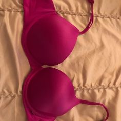 New! Victorias Secret Very Sexy Lightly Lined Plunge Bra In 32dd. Beautiful Fuchsia Color. Small Size Tag Still On Strap. Straps Can Be Adjusted To Racerback/Multistyles. Satin Bra, Cute Bras, Girly Bags, Sleep Wear, Ghost Faces, Fuchsia Color, Demi Bra, Plunge Bra, Summer Fashion Outfits