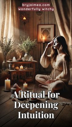 https://bryjaimea.com/articles/witchcraft/spells-and-rituals/a-ritual-for-deepening-your-intuition/ How To Paint Crystals, Witchcraft Resources, Physical Connection, Psychic Empath, Witch Rituals, Witchcraft Spells, Spiritual Work, Dirty Rice