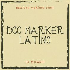 Free Mexican Font Marker Latino - MasterBundles Collage. Design Projects