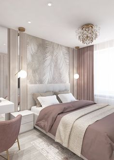 People who like to have an ocean theme in their bedroom should also use blue in their decorating. You can use it in your linens or on your pillow cases. Beige And Rose Gold Bedroom, Beige And Gold Bedroom, Room Decor Bedroom Rose Gold, Bedroom Women, Rose Gold Bedroom, Rose Bedroom, Luxury Room Bedroom