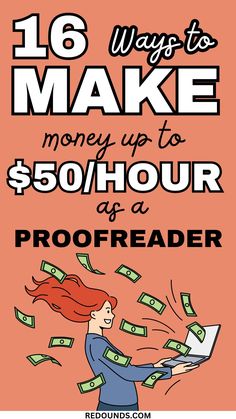 16 Ways to Make Money Up to $50/Hour as a Proofreader Shopify Seo, Humble Hustle, Money Saving Methods, Job Info, Airbnb Promotion, Proofreading Jobs