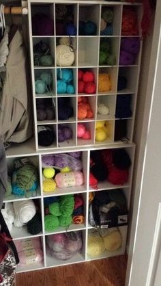 Yarn storage ideas