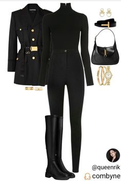 Sofisticated Outfits For Women Chic, Elegant Daily Outfit, Reporter Outfit, Stile Hijab, Stil Elegant, Cute Spring Outfits, Looks Black