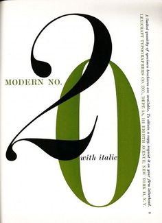 the front cover of modern no 2 with latin text in black, green and white