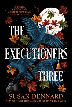 the book cover for the executoners'three by susan dennard