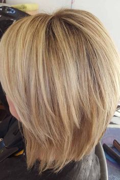 Blonde Bob Hairstyles Over 50, Medium Length Center Part Hair, Shoulder Length Textured Bob With Bangs, Long Graduated Bob Hairstyles, Shaggy Textured Bob, Tapered Bob Haircut Shoulder Length, Bob For Thick Hair Round Face, Newest Hairstyles 2023, Hairstyles For 55 Year Old Women