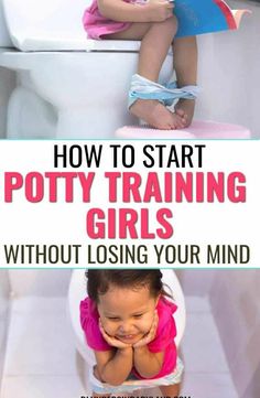 It is NOT easier to potty train girls...as any girl-mom will tell you! This simple guide is perfect moms just starting out. It tells how to start potty training girls, what some of the challenges you can expect are, and the best tips for potty training girls under 3. #pottytraininggirls #pottytrainingtips #pottytraininggirlstips potty training girls 2 year old tips Potty Training Activities, Best Potty, Feeling Nervous