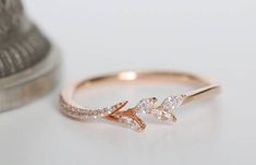 a close up of a ring on a table