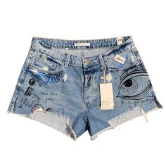 Nwt Zara Graffiti Denim Cutoffs Jean Shorts Size 8 In Great Condition No Stains Measurements Laying Flat Waist- 16” Rise- 11” Inseam- 3” Smoke Free Home *No Trades Zara Cutoff Cotton Jean Shorts, Zara Denim Blue Cotton Shorts, Zara Cutoff Denim Jean Shorts, Trendy Mid-rise Jean Shorts By Zara, Zara Denim Shorts For Summer, Zara Blue Cotton Jean Shorts, Zara Blue Cutoff Jean Shorts, Zara Cutoff Denim Blue Shorts, Zara Cutoff Jean Shorts For Summer